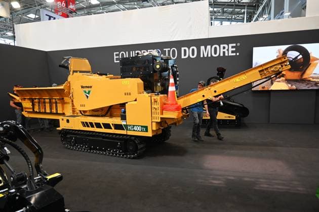 Die IFAT Munich 2026 ist die weltweit führende Fachmesse für Wasser-, Abwasser-, Abfall- und Rohstoffwirtschaft. Die Messe findet alle zwei Jahre auf dem Messegelände in München - Riem statt. Foto: Messestand Vermeer HG400 TX