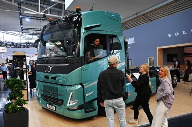 Die IFAT Munich 2026 ist die weltweit führende Fachmesse für Wasser-, Abwasser-, Abfall- und Rohstoffwirtschaft. Die Messe findet alle zwei Jahre auf dem Messegelände in München - Riem statt. Foto: Volvo FM Electric LKW