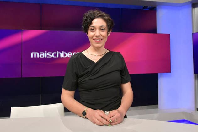 Katharina Hamberger in der ARD-Talkshow maischberger im Studio Berlin Adlershof. Berlin, 06.05.2026