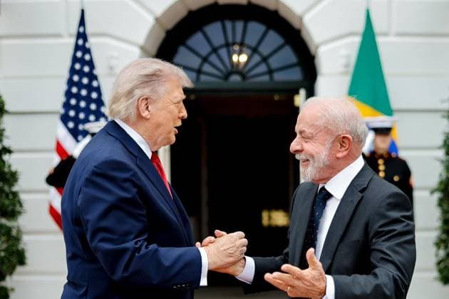 US President Trump meets with Brazilian President Lula da Silva at the White House WASHINGTON, D.C., UNITED STATES - MAY 7: (----EDITORIAL USE ONLY - MANDATORY CREDIT - BRAZILIAN GOVERNMENT RICARDO STUCKERT HANDOUT - NO MARKETING NO ADVERTISING CAMPAIGNS - DISTRIBUTED AS A SERVICE TO CLIENTS----) Brazilian President Luiz Inacio Lula da Silva (R) meets with U.S. President Donald Trump (L) at the White House in Washington, D.C., United States on May 7, 2026. Brazilian Government Ricardo Stuckert Handout Anadolu Washington DC United States. Editorial use only. Please get in touch for any other usage.  Copyright: x2026xAnadoluxBrazilianxGovernmentx xRicardoxStuckertx xHandoutx