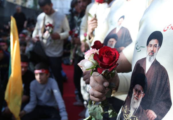 (260508) -- TEHRAN, May 8, 2026 -- People attend a rally to mourn for Iran s late Supreme Leader Ali Khamenei and pledge allegiance to incumbent Supreme Leader Mojtaba Khamenei in Tehran, Iran, May 7, 2026. Shadati) IRAN-TEHRAN-RALLY-LATE SUPREME LEADER-MOURNING ShaxDati 