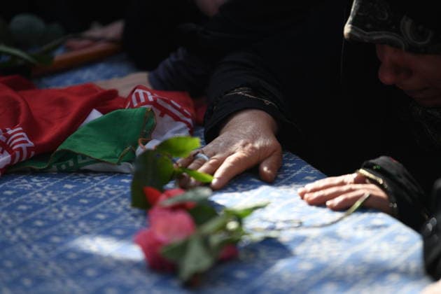 (260508) -- TEHRAN, May 8, 2026 -- People grieve during a rally to mourn for Iran s late Supreme Leader Ali Khamenei and pledge allegiance to incumbent Supreme Leader Mojtaba Khamenei in Tehran, Iran, May 7, 2026. Shadati) IRAN-TEHRAN-RALLY-LATE SUPREME LEADER-MOURNING ShaxDati 
