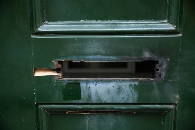 THE HAGUE - An explosion occurred at the D66 party headquarters. The building on Lange Houtstraat in The Hague city center was damaged as a result. LINA SELG ANP netherlands out - belgium out  Copyright: xx x557755104x originalFilename: 557755104.jpg