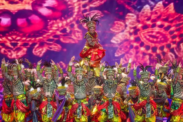 Southeast Asian leaders gather at Opening Ceremony of ASEAN Summit and Related Meetings 2026 CEBU, PHILIPPINES - MAY 8: Dancers perform Philippine-originated traditional dance during the official opening ceremony of the 48th ASEAN Summit and Related Meetings, in Cebu, Philippines, on May 8, 2026. Top leaders of ASEAN member states from across Southeast Asia gather to discuss key international and regional issues, including conflict in the Middle East, trade and economic development, fuel and energy crisis, and South China Sea territorial disputes. The summit comes just a few days ahead of a meeting between United States President Donald Trump and Chinese President Xi Jinping, which will take place in mid-May. Daniel Ceng Anadolu Cebu Phil Copyright: x2026xAnadoluxDanielxCengx
