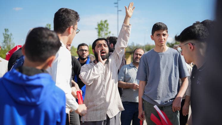 May 9, 2026, Gaziantep, Gaziantep, Turkey: Hundreds of demonstrators take part in a protest organized by 45 non-governmental organizations against a scheduled performance by the girl group Manifest. The demonstration, which saw some scuffles with security forces, was held to oppose the event on the grounds of preserving local conservative values and preventing social tension in Gaziantep, Turkey on May 09, 2026. Gaziantep Turkey - ZUMAa260 20260509_zip_a260_004 Copyright: xMohammadxBashirxAldaherx