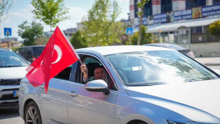 May 9, 2026, Gaziantep, Gaziantep, Turkey: Hundreds of demonstrators take part in a protest organized by 45 non-governmental organizations against a scheduled performance by the girl group Manifest. The demonstration, which saw some scuffles with security forces, was held to oppose the event on the grounds of preserving local conservative values and preventing social tension in Gaziantep, Turkey on May 09, 2026. Gaziantep Turkey - ZUMAa260 20260509_zip_a260_018 Copyright: xMohammadxBashirxAldaherx