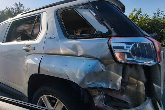 LEBANON - MAY 9, 2026: A view of a damaged vehicle after a military strike on the town of Saadiyat Lebanon  - ZUMAt113 20260509_zaa_t113_1739 Copyright: xAnkharxKochnevax