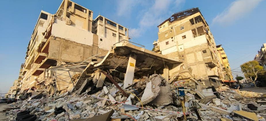 LEBANON, TYRE - MAY 9, 2026: Damage from an Israeli military strike on Tyre Tyre Lebanon  - ZUMAt113 20260509_zaa_t113_1884 Copyright: xAnkharxKochnevax