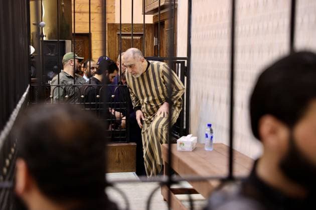Trial of Atef Najib, who is accused of torture and massacres in Syria, continues DAMASCUS, SYRIA - MAY 10: Atef Najib, the cousin of ousted regime leader Bashar al-Assad and accused of being responsible for torture and massacres committed against the people of Deraa, attends a trial in Damascus, Syria on May 10, 2026. Izz Aldien Alqasem Anadolu Damascus Syria. Editorial use only. Please get in touch for any other usage.  Copyright: x2026xAnadoluxIzzxAldienxAlqasemx