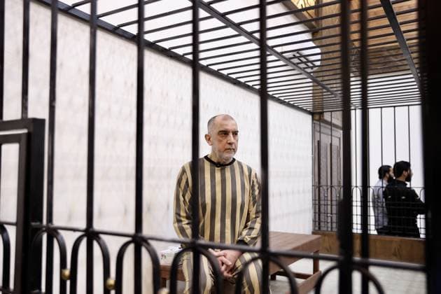Trial of Atef Najib, who is accused of torture and massacres in Syria, continues DAMASCUS, SYRIA - MAY 10: Atef Najib, the cousin of ousted regime leader Bashar al-Assad and accused of being responsible for torture and massacres committed against the people of Deraa, attends a trial in Damascus, Syria on May 10, 2026. Izz Aldien Alqasem Anadolu Damascus Syria. Editorial use only. Please get in touch for any other usage.  Copyright: x2026xAnadoluxIzzxAldienxAlqasemx