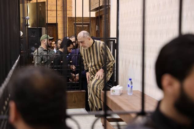 Trial of Atef Najib, who is accused of torture and massacres in Syria, continues DAMASCUS, SYRIA - MAY 10: Atef Najib, the cousin of ousted regime leader Bashar al-Assad and accused of being responsible for torture and massacres committed against the people of Deraa, attends a trial in Damascus, Syria on May 10, 2026. Izz Aldien Alqasem Anadolu Damascus Syria. Editorial use only. Please get in touch for any other usage.  Copyright: x2026xAnadoluxIzzxAldienxAlqasemx