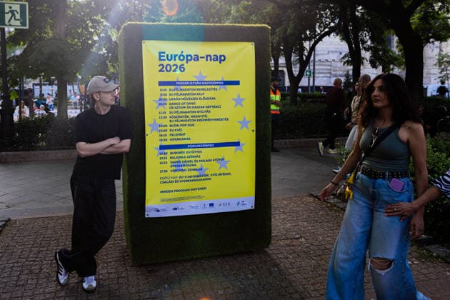 May 10, 2026, Budapest, Hungary: Europe Day festival at Liberty Square in Budapest commemorating the anniversary of Hungary joining the European Union. The event combines education for children with activities for youth and artistic programs for residents. Budapest Hungary - ZUMAl194 20260510_zip_l194_001 Copyright: xMarekxLadzinskix