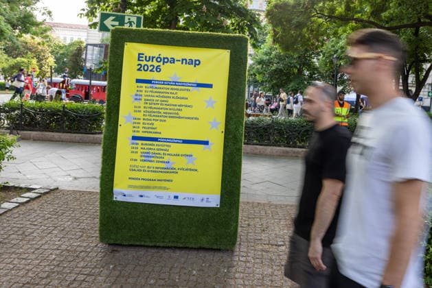 May 10, 2026, Budapest, Hungary: Europe Day festival at Liberty Square in Budapest commemorating the anniversary of Hungary joining the European Union. The event combines education for children with activities for youth and artistic programs for residents. Budapest Hungary - ZUMAl194 20260510_zip_l194_010 Copyright: xMarekxLadzinskix