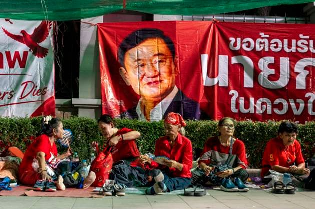 May 10, 2026, Bangkok, Bangkok, Thailand: Supporters of jailed former Prime Minister Thaksin Shinawatra camp outside Klong Prem Central Prison in Bangkok, Thailand, on May 10, 2026, the night before his expected parole release after serving two-thirds of a one-year sentence. Thaksin was convicted on corruption charges in 2023 and sentenced to eight years in prison, later reduced to one year by royal pardon. His case drew renewed controversy after his initial sentence was served almost entirely in a luxury ward at ThailandÃ¢â‚¬â ¢s Police General Hospital, leading to his subsequent return to prison. Bangkok Thailand  - ZUMAt128 20260510_zap_t128_010 Copyright: xAdryelxTalamantesx