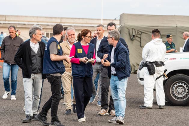 Health concludes that the MV Hondius will be able to sail late tomorrow afternoon after concluding the repatriations The Minister of Health, Monica Garcia c attends the media in the port of Granadilla, on May 10, 2026, in Granadilla de Abona, Tenerife, Canary Islands Spain Monica Garcia has assured this Sunday that the ship affected by the outbreak of hantavirus, the MV Hondius, The last ones to disembark from the ship this Sunday have been the group of North Americans, and so far, 94 people of 19 different nationalities have disembarked from the cruise ship 10 MAY 2026 Europa Press Canarias 10 05 2026 Granadilla de Abona, Tenerife I Granadilla de Abona, Tenerife I Espana  Copyright: xEuropaxPressxCanariasx 7513689