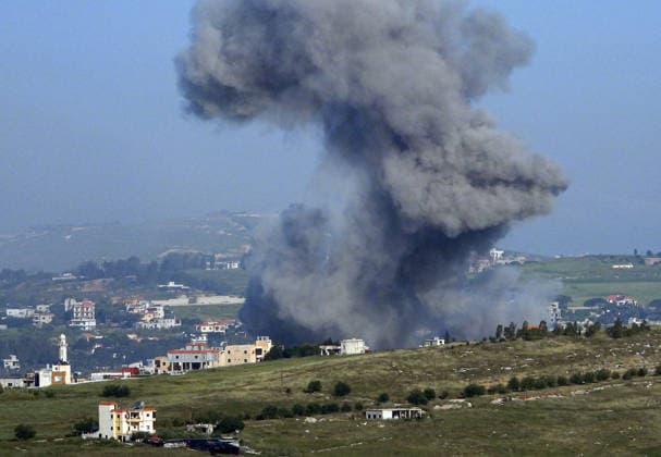 Smoke rises after Israeli strike in Lebanon NABATIEH, LEBANON - MAY 11: Smoke rises from the area following an Israeli strike on the town of Aba in Nabatieh province in southern Lebanon on May 11, 2026. Israeli forces continued air and artillery strikes on towns in southern Lebanon despite the ceasefire. Ramiz Dallah Anadolu Nabatieh Lebanon. Editorial use only. Please get in touch for any other usage.  Copyright: x2026xAnadoluxRamizxDallahx