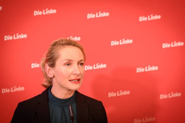 Berlin, Pressekonferenz Die Linke mit Ines Schwerdtner Pressekonferenz der Partei Die Linke mit Ines Schwerdtner (Ko-Vorsitzende Die Linke) zu aktuellen politischen Themen am 11.05.2026 im Karl-Liebknecht-Haus in Berlin. Berlin Karl-Liebknecht-Haus Berlin Deutschland