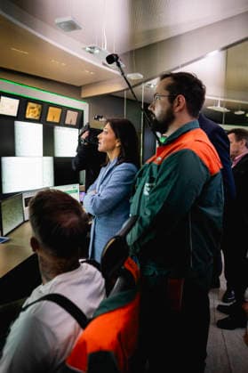 Bundeswirtschaftsministerin Katherina Reiche (CDU) besucht die PCK in Schwedt, 11.05.2026. Fotografiert im Auftrag des BMWE Schwedt Deutschland Copyright: xJulianexSonntag BMWEx