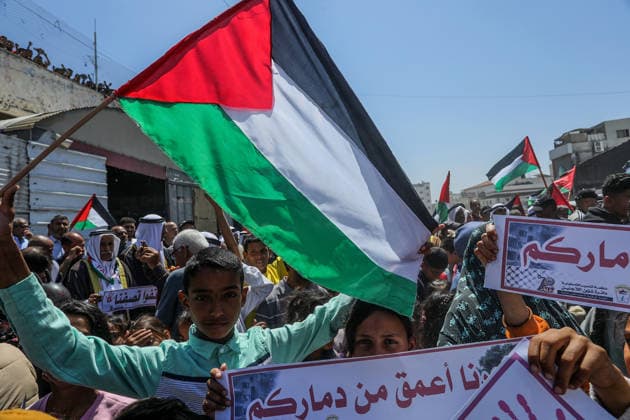 Palestinians attend the National Return Festival held within the 78th anniversary of the Nakba KHAN YUNIS, GAZA, PALESTINE - MAY 11: Palestinians gather to attend the ‘National Return Festival’ organized by the Department of Refugee Affairs affiliated with the Palestine Liberation Organization to commemorate the 78th anniversary of the Nakba in Khan Yunis, Gaza, Palestine on May 11, 2026. Abed Rahim Khatib Anadolu Khan Yunis Gaza. Editorial use only. Please get in touch for any other usage.  Copyright: x2026xAnadoluxAbedxRahimxKhatibx