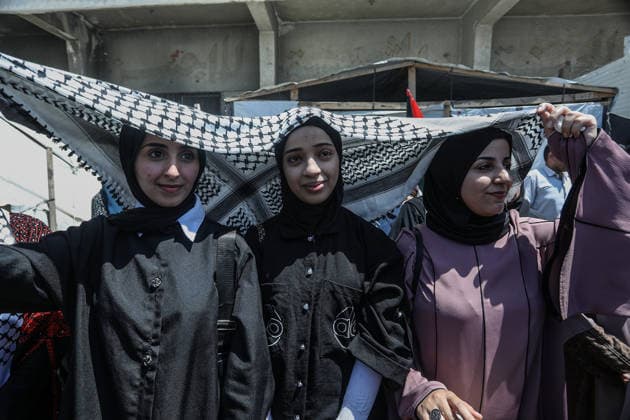 Palestinians attend the National Return Festival held within the 78th anniversary of the Nakba KHAN YUNIS, GAZA, PALESTINE - MAY 11: Palestinians gather to attend the ‘National Return Festival’ organized by the Department of Refugee Affairs affiliated with the Palestine Liberation Organization to commemorate the 78th anniversary of the Nakba in Khan Yunis, Gaza, Palestine on May 11, 2026. Abed Rahim Khatib Anadolu Khan Yunis Gaza. Editorial use only. Please get in touch for any other usage.  Copyright: x2026xAnadoluxAbedxRahimxKhatibx