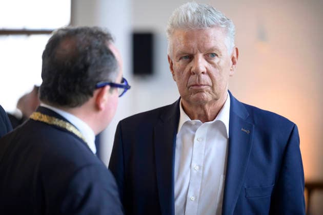 v.l. Clemens Baumgärtner und Dieter Reiter - Festliche Eröffnungssitzung des Stadtrats der Landeshauptstadt München - Amtperiode 2026 bis 2032 im Festsaal des alten Rathaus, München 11.05.2026