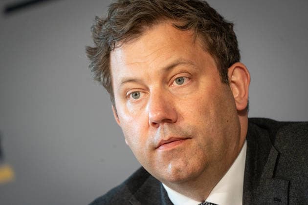 Lars Klingbeil, Bundesfinanzminister;Pressekonferenz zur Sitzung des Stabilitätsrats mit Bundesminister der Finanzen im Bundesratsgebäude, Berlin Berlin Deutschland Bundesratsgebäude