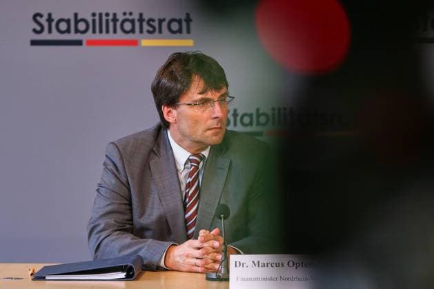 Berlin, Deutschland, 11.05.2026: Bundesrat: Pressekonferenz zur 35. Sitzung des Stabilitätsrat: NRW-Finanzminister Marcus Optendrenk (CDU) Copyright: xdtsxNachrichtenagenturx dts_118611