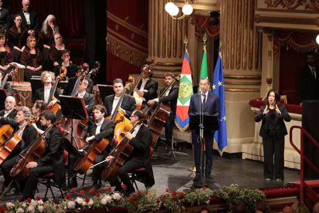 May 11, 2026, Milan, Rome, Italy: Maestro Riccardo Chally conducts the concert for the eightieth anniversary of the reopening of Teatro alla Scala, Milan, May 11, 2026 Milan Italy  - ZUMAa289 20260511_zia_a289_075 Copyright: xBresciaxExAmisano UfficioxStampax