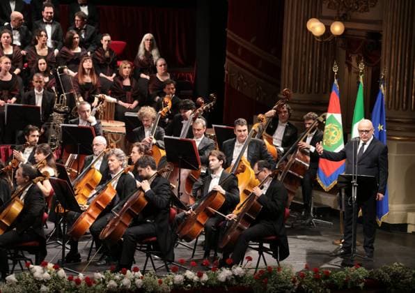 May 11, 2026, Milan, Rome, Italy: Maestro Riccardo Chally conducts the concert for the eightieth anniversary of the reopening of Teatro alla Scala, Milan, May 11, 2026 Milan Italy  - ZUMAa289 20260511_zia_a289_089 Copyright: xBresciaxExAmisano UfficioxStampax