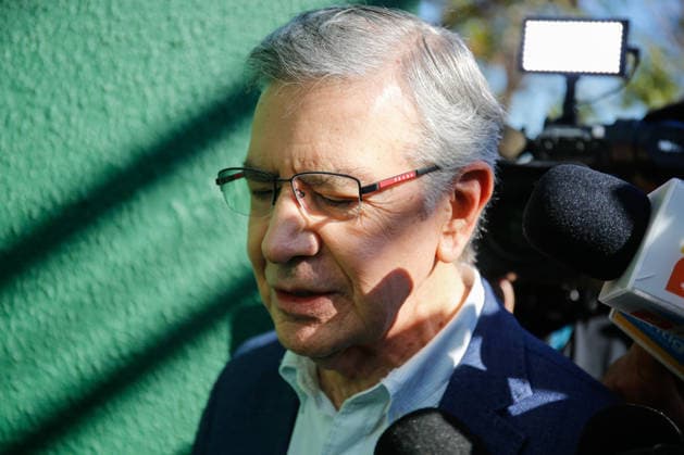 Santiago, May 11, 2026 Joaquin Lavin Infante arrives at the Capitan Yaber annex to sign up to visit his son, Diego Martin, who is being held in custody Aton Chile, Aton 1154456 jpeg  Copyright: DIEGOxMARTIN ATONxCHILE