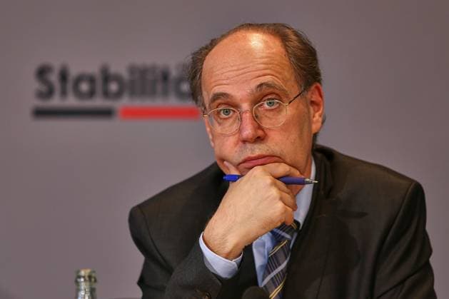 Berlin, Deutschland, 11.05.2026: Bundesrat: Pressekonferenz zur 35. Sitzung des Stabilitätsrat: Thiess Büttner, Vorsitzender des unabhängigen Beirats des Stabilitätsrates Copyright: xdtsxNachrichtenagenturx dts_118630