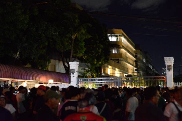 May 11, 2026, Bacoor, Cavite, Philippines: Philippine War on Drugs enforcer and Senator Ronald Bato De la Rosa hides in Senate building to evade ICC arrest warrant issued on May 11, 2026, in Manila.....ICC confirmed the warrant that day, prompting De la Rosa to flee into the Senate building in Manila, triggering a lockdown under Senate protection. Bacoor Philippines  - ZUMAm340 20260511_zip_m340_006 Copyright: xZedrichxXylakxMadridx