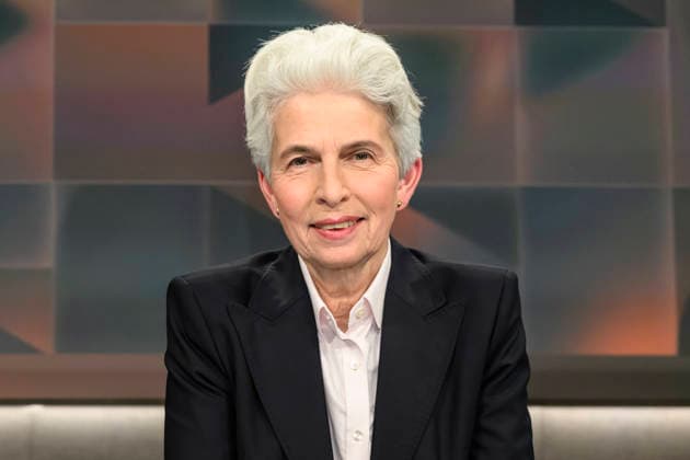im Bild v.l.: Marie-Agnes Strack-Zimmermann: Abgeordnete im Europaparlament, war während des ESC in Düsseldorf Erste Bürgermeisterin, GER, Berlin, hart aber fair - Polittalk, TV, Format, mit Moderator - Louis Klamroth, Das Erste, Das Thema: Mehr als Musik: Wie politisch ist der ESC? 11.05.2026, Copyright: HMBxMedia UwexKoch