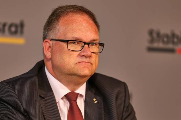 Berlin, Deutschland, 11.05.2026: Bundesrat: Pressekonferenz zur 35. Sitzung des Stabilitätsrat: Bremens Finanzsenator Björn Fecker (Grüne) Copyright: xdtsxNachrichtenagenturx dts_118635