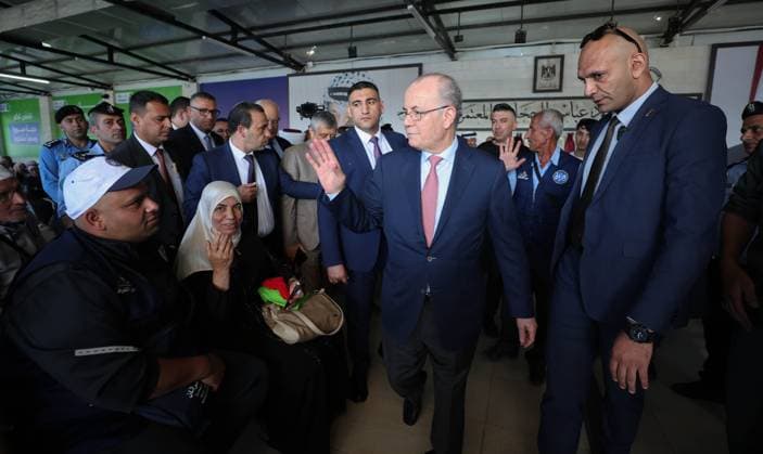 Palestinian Prime Minister Mohammad Mustafa inspects the conditions of pilgrims at the Pilgrims City in Jericho, Palestinian Prime Minister Mohammad Mustafa inspects the conditions of pilgrims at the Pilgrims City in Jericho, West Bank, on May 11, 2026, prior to their departure for the Hajj pilgrimage. Photo by Prime Minister Office apaimages Ramallah West Bank Palestinian Territory 110526_Jericho_PMO_00(10) Copyright: xapaimagesxPrimexMinisterxOfficex xapaimagesx