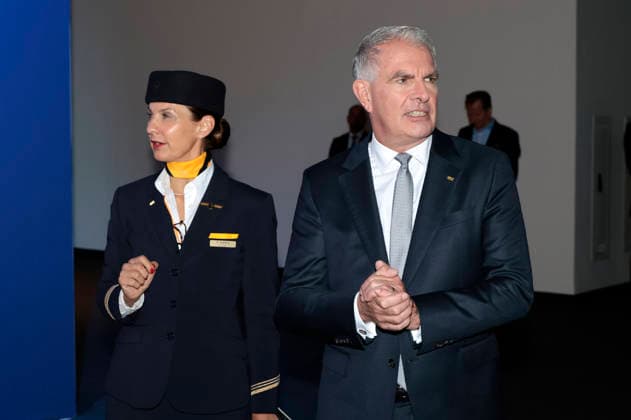 Carsten Spohr bei der Hauptversammlung der Deutschen Lufthansa AG in der Messe Frankfurt, Halle 5.1 & Congress Center. Frankfurt am Main, 12.05.2026