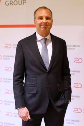 12.05.2026, Wolf-Dieter Adlhoch, Vorstandsvorsitzender, auf der Jahrespressekonferenz der Dussmann Group in Berlin, Berlin Deutschland, Germany