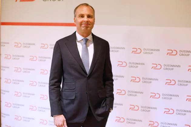 12.05.2026, Wolf-Dieter Adlhoch, Vorstandsvorsitzender, auf der Jahrespressekonferenz der Dussmann Group in Berlin, Berlin Deutschland, Germany