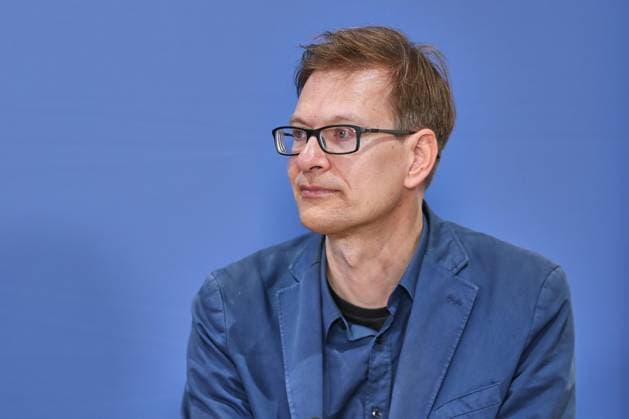 Berlin, Deutschland, 12.05.2026: Haus der Bundespressekonferenz: Pressekonferenz: Sachverständigenrat für Integration und Migration (SVR) ? Vorstellung Jahresgutachten 2026: Panu Poutvaara Copyright: xdtsxNachrichtenagenturx dts_118739