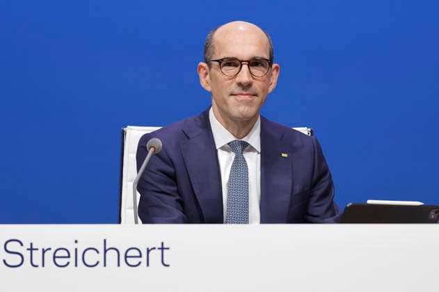 Till Streichert bei der Hauptversammlung der Deutschen Lufthansa AG in der Messe Frankfurt, Halle 5.1 & Congress Center. Frankfurt, 12.05.2026