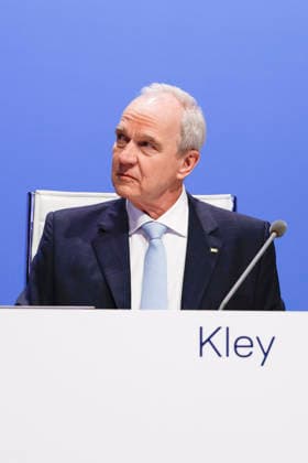 Karl-Ludwig Kley bei der Hauptversammlung der Deutschen Lufthansa AG in der Messe Frankfurt, Halle 5.1 & Congress Center. Frankfurt, 12.05.2026