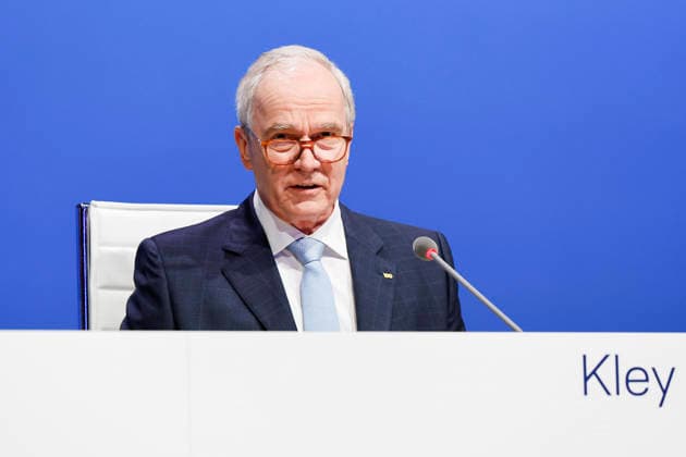 Karl-Ludwig Kley bei der Hauptversammlung der Deutschen Lufthansa AG in der Messe Frankfurt, Halle 5.1 & Congress Center. Frankfurt, 12.05.2026
