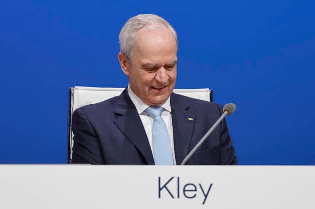 Karl-Ludwig Kley bei der Hauptversammlung der Deutschen Lufthansa AG in der Messe Frankfurt, Halle 5.1 & Congress Center. Frankfurt, 12.05.2026