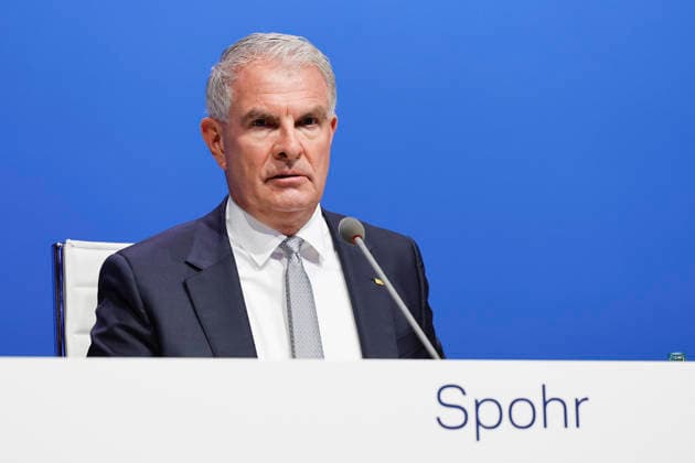 Carsten Spohr bei der Hauptversammlung der Deutschen Lufthansa AG in der Messe Frankfurt, Halle 5.1 & Congress Center. Frankfurt, 12.05.2026