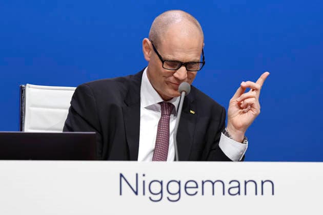 Michael Niggemann bei der Hauptversammlung der Deutschen Lufthansa AG in der Messe Frankfurt, Halle 5.1 & Congress Center. Frankfurt, 12.05.2026
