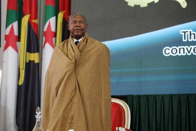 Angolan President Joao Lourenco, au Palais de la Nation a Alge Angolan President Joao Lourenco, au Palais de la Nation a Alger, en Algerie, le 12 mai 2026, lors dune seance avec les membres des deux chambres, lAssemblee populaire nationale APN et le Conseil de la Nation chambre haute du Parlement Senat , Joao Lourenco, effectue une visite de deux jours en Algerie Photo By Billel Bensalem APP Alger Algeria Copyright: xAlgÃ riexPressexPhotosxAPPxBillelxBensalemx xAPPx IMG_2180