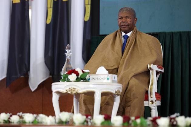 Angolan President Joao Lourenco, au Palais de la Nation a Alge Angolan President Joao Lourenco, au Palais de la Nation a Alger, en Algerie, le 12 mai 2026, lors dune seance avec les membres des deux chambres, lAssemblee populaire nationale APN et le Conseil de la Nation chambre haute du Parlement Senat , Joao Lourenco, effectue une visite de deux jours en Algerie Photo By Billel Bensalem APP Alger Algeria Copyright: xAlgÃ riexPressexPhotosxAPPxBillelxBensalemx xAPPx IMG_2182