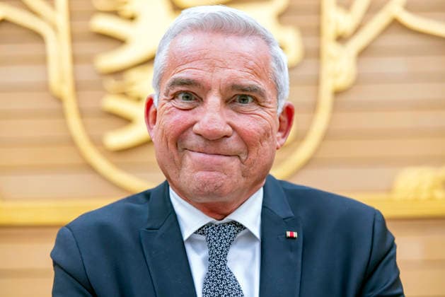 Konstituierende Sitzung des 18. Landtags von Baden-Württemberg. Der neugewählte Landtagspräsident Thomas Strobl, CDU. 12.05.2026, Stuttgart, Baden-Württemberg, Deutschland