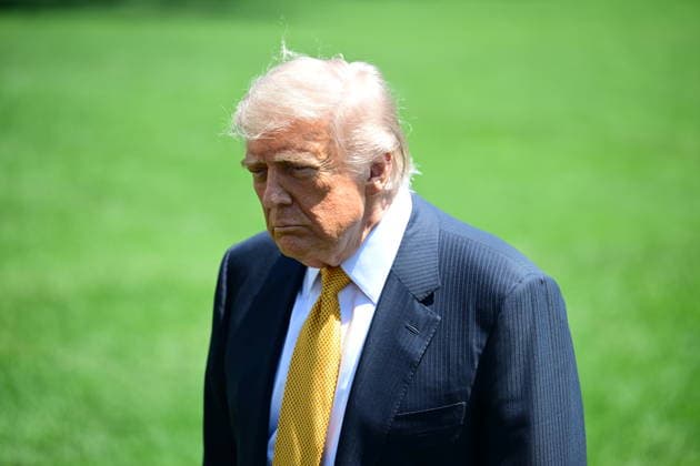 U.S. President Donald Trump WASHINGTON, UNITED STATES - MAY 12: U.S. President Donald Trump speaks to members of the press before boarding Marine One on the South Lawn of the White House in Washington, United States, on May 12, 2026. Kyle Mazza Anadolu Washington United States. Editorial use only. Please get in touch for any other usage.  Copyright: x2026xAnadoluxKylexMazzax