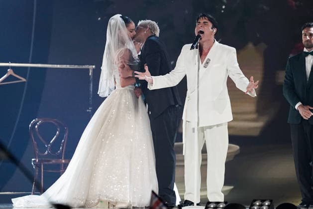 12.05.2026 - Europa, Österreich, Wien: 70. Eurovision Song Contest 2026 in der Wiener Stadthalle - Semi-final 1; Sal Da Vinci mit dem Song Per Sempre Si für Italien Copyright: xLUKAxKOLANOVICx
